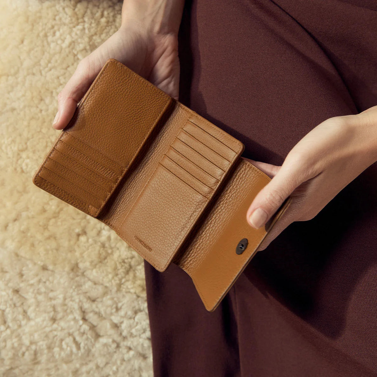 Status Anxiety - Visions Wallet | Camel