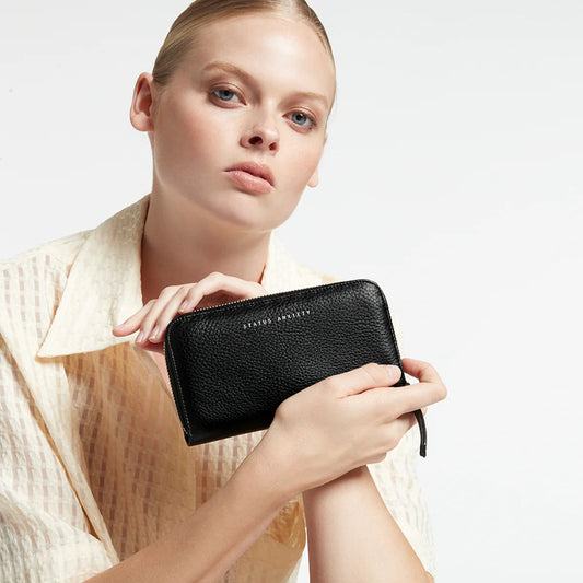 STATUS ANXIETY - Yet To Come Wallet | Black STATUS ANXIETY