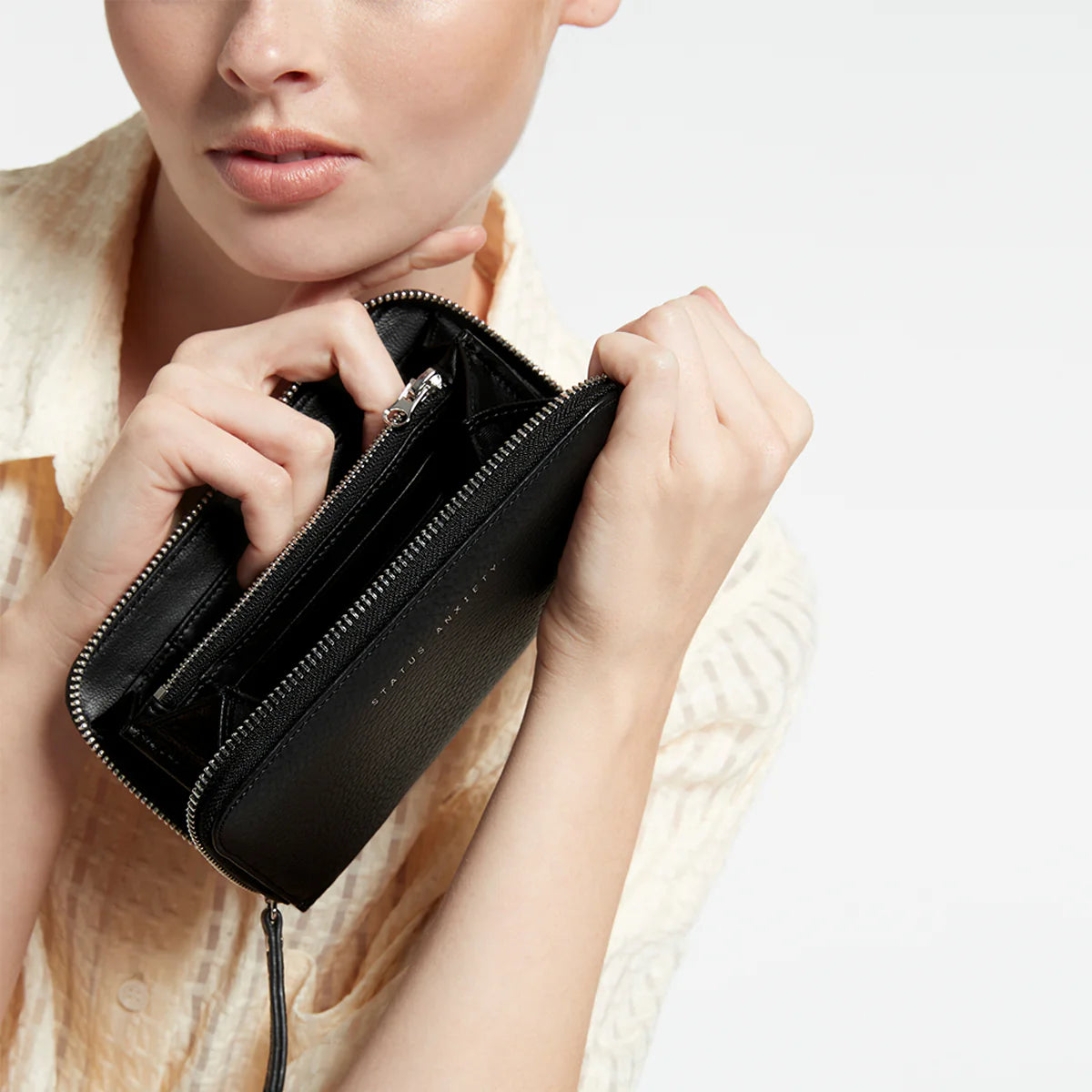 STATUS ANXIETY - Yet To Come Wallet | Black STATUS ANXIETY