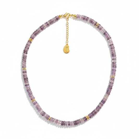 Tania Claire - Mini Gemstone Necklace | Amethyst