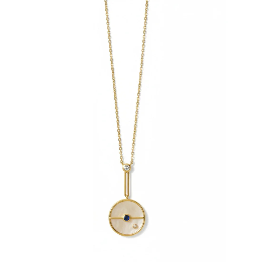 Tania Claire - Lunar Orbit Necklace  | Gold