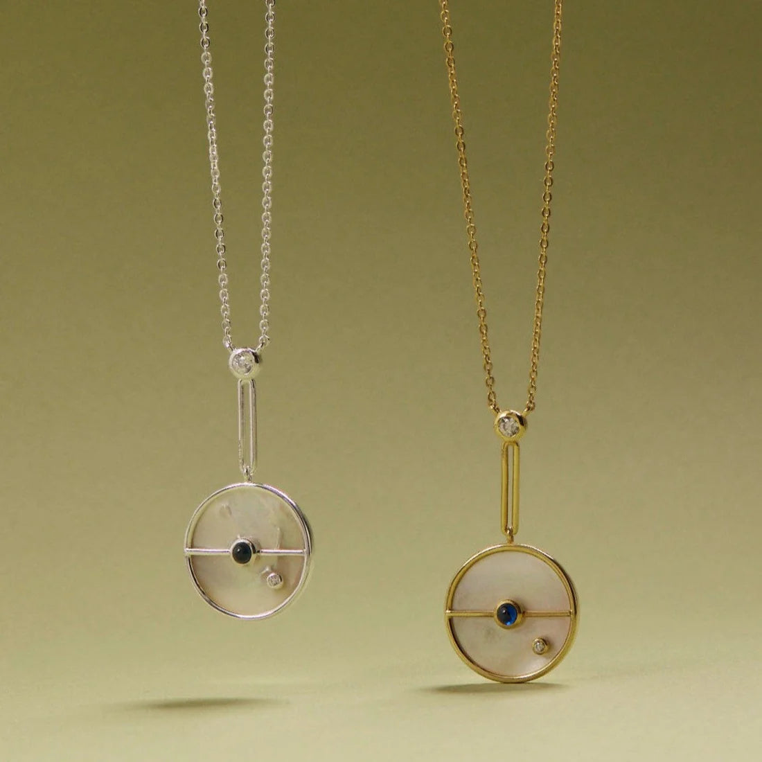 Tania Claire - Lunar Orbit Necklace  | Gold