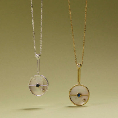 Tania Claire - Lunar Orbit Necklace  | Gold
