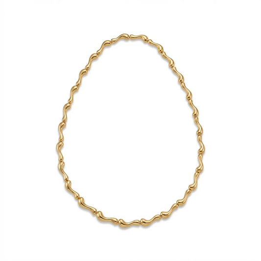 Tania Claire - Ocean Spine Necklace | Gold