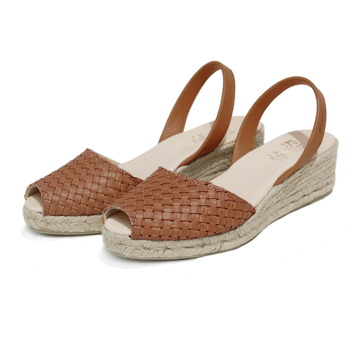 Ria Menorca Australia - Trenza Low Jute Wedge Espadrilles | Tan